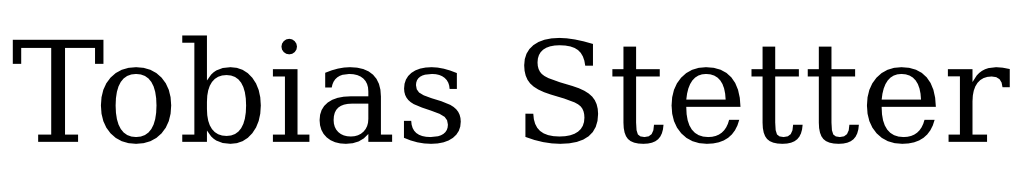Lebenslauf Tobias Stetter